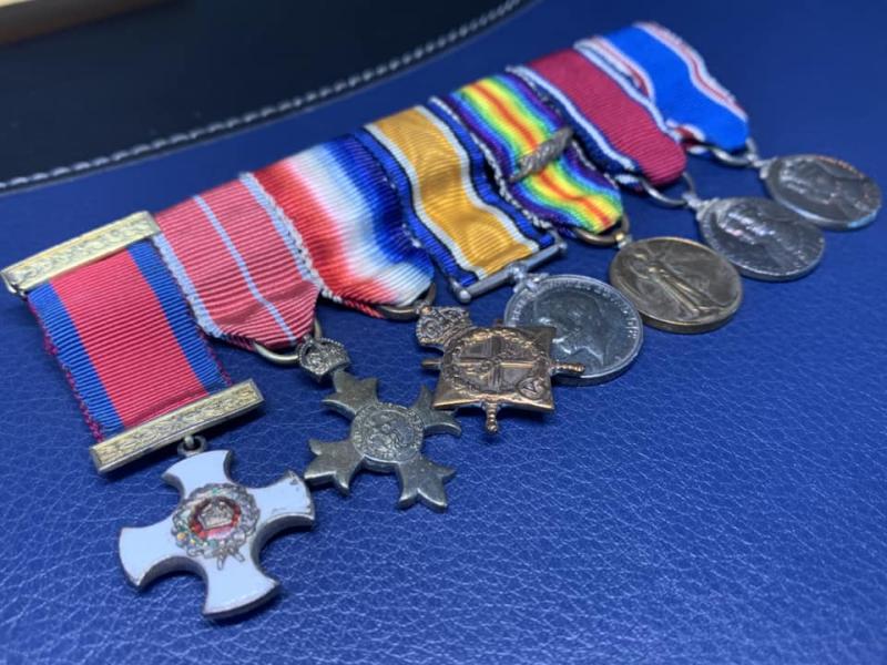 Miniature medal group of Major General A. K. Hay.