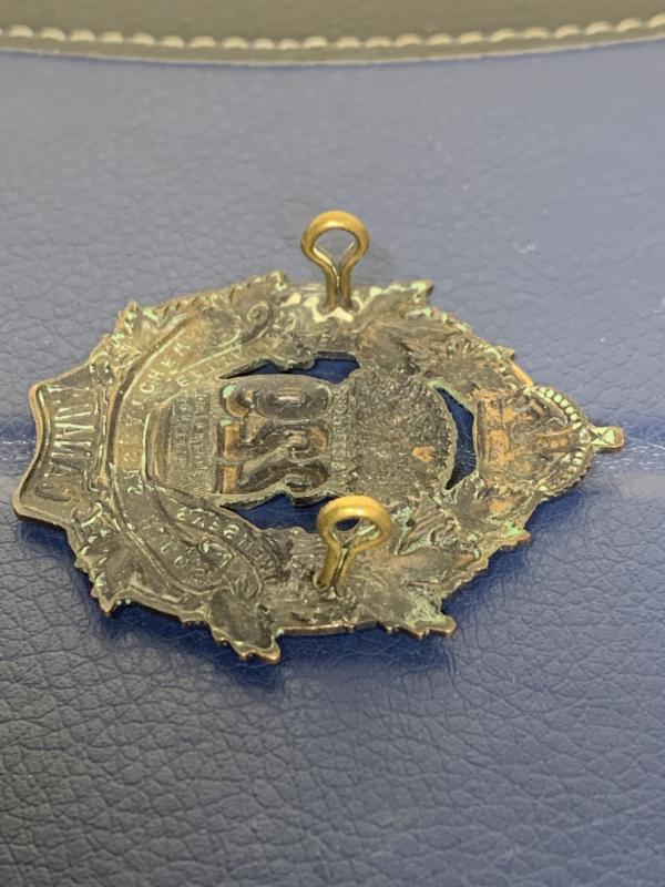 229th (South Saskatchewan) Battalion, CEF cap badge. Marked Geo. H. Lees & Co as well as Crighton, Moose Jaw.